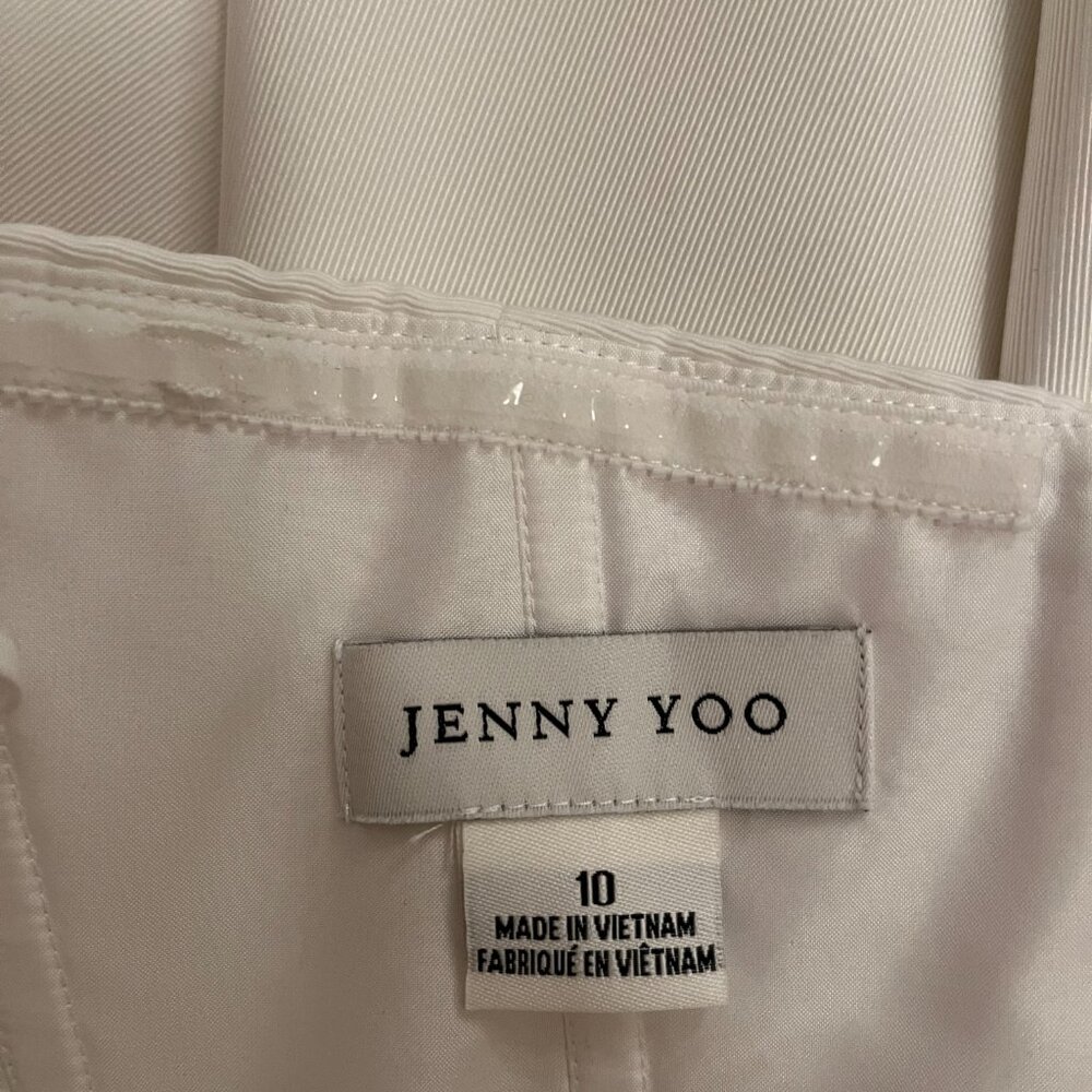 Jenny Yoo Carrie Dress, Size 10, Ivory (Orig. $425) - Picture 9 of 12